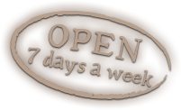 Open 7 days a week